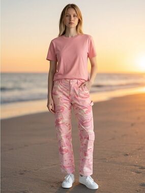 Women's Pink Camo Utility Pants